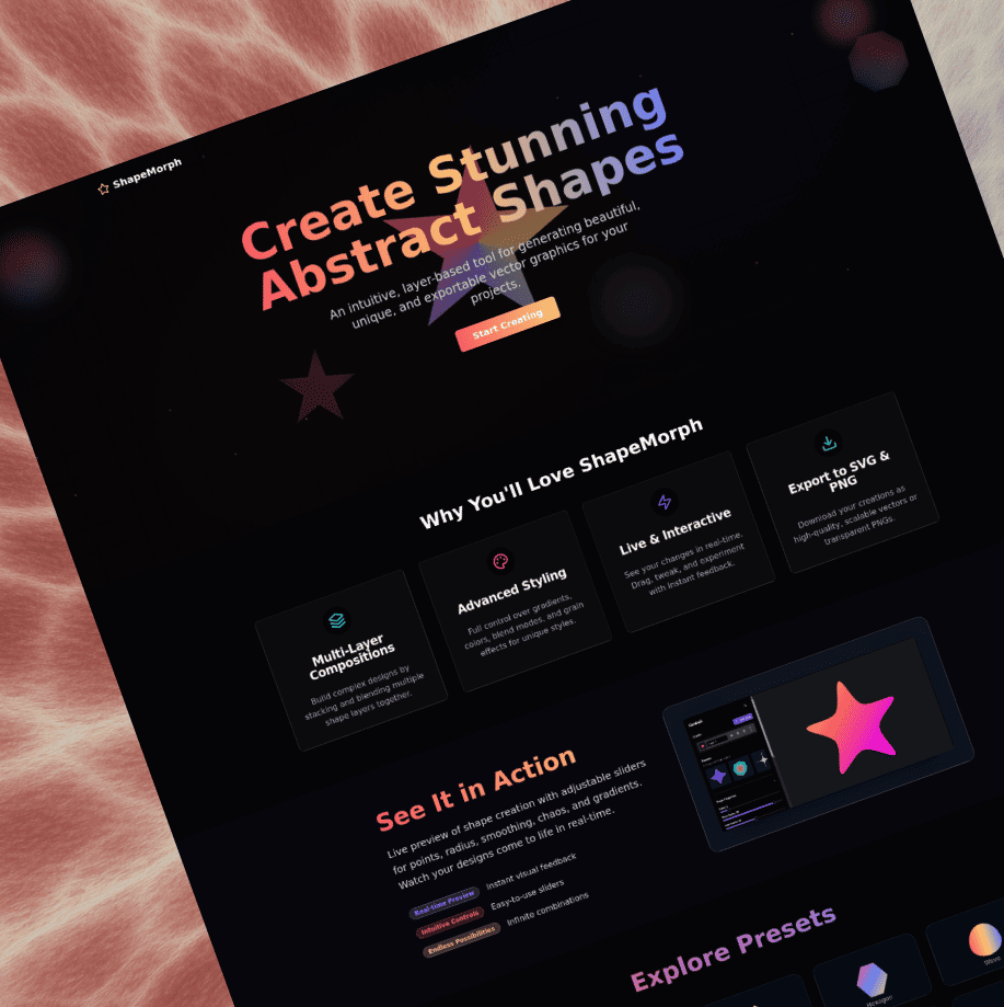 Shape Morph preview
